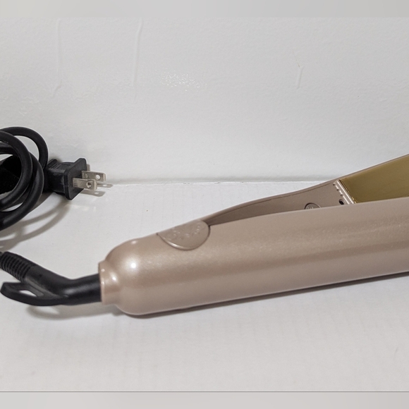 TYME | Iron Pro 2 in 1 Curling Iron & Straightener 1 Inch Titanium Plates - Rose - Picture 8 of 14